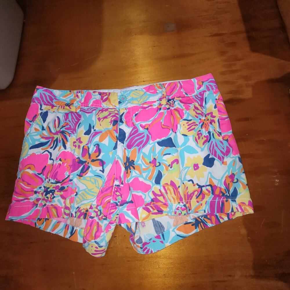 Lilly Pulitzer Callahan Shorts Size 16 Besame Mucho